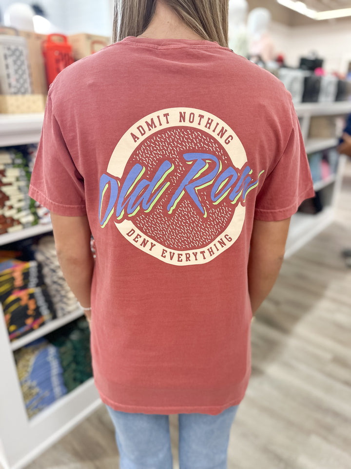 Old Row Circle Logo S/S Pocket T-Shirt - Cumin