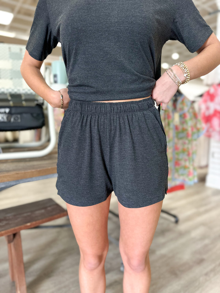 Free Fly Women’s Bamboo Flex Sunday Short - Heather Black