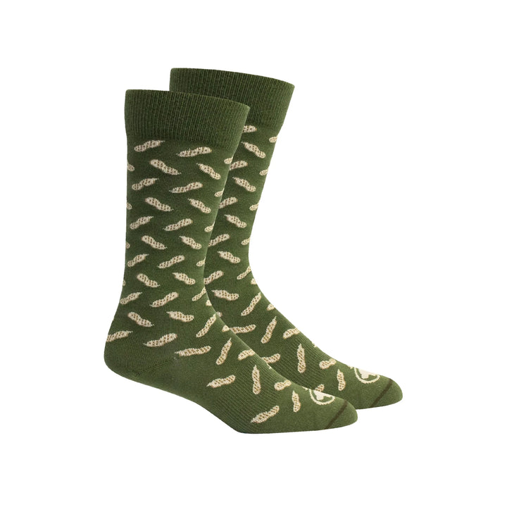Brown Dog Socks - Peanuts Sage