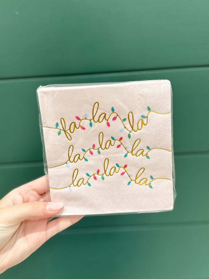 MS Cocktail Napkins - Fa La La