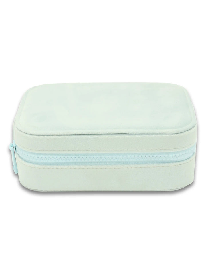 Simply Light Up Jewelry Box - Light Blue Velvet