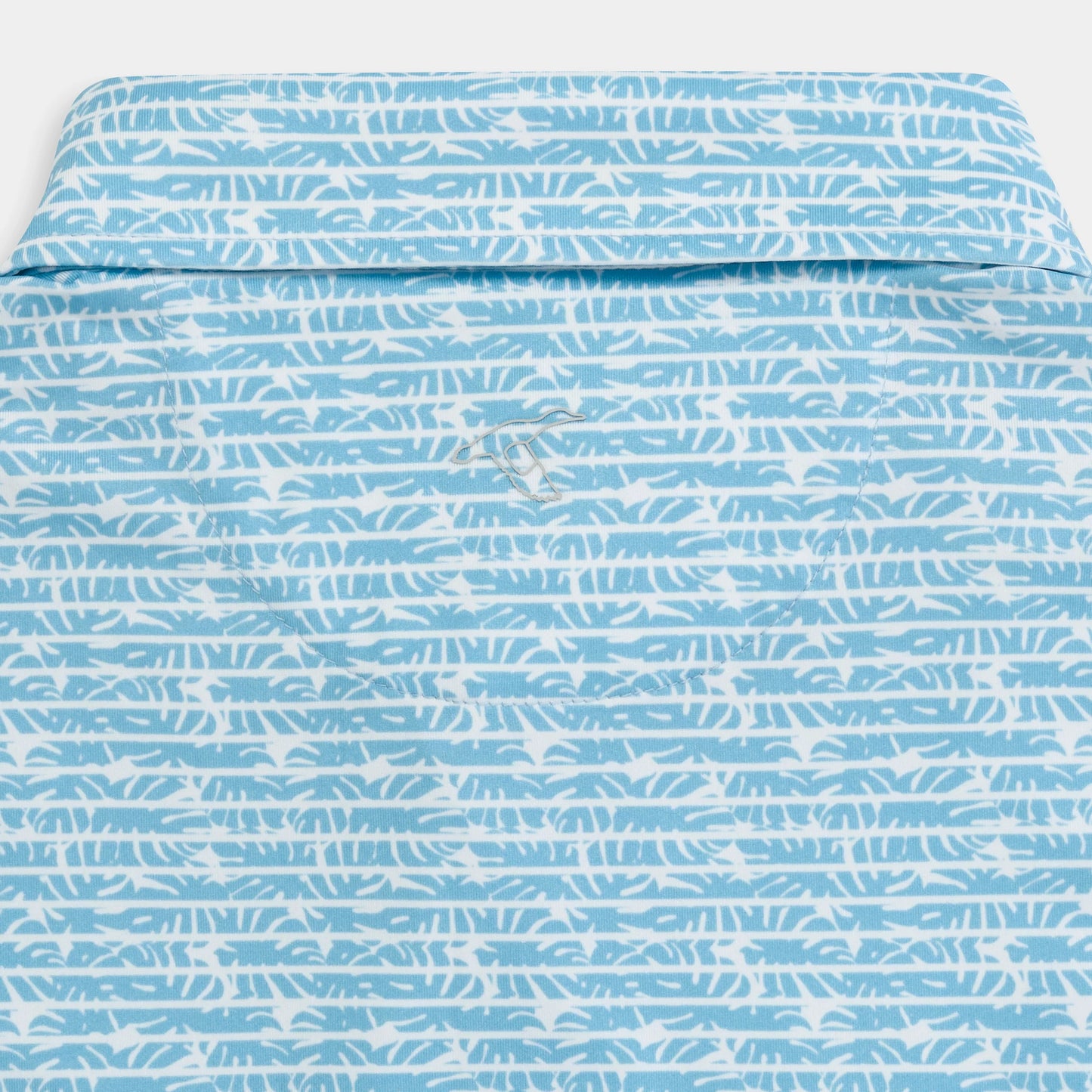 Genteal Spring ‘25 Printed Performance Polo - Monstera