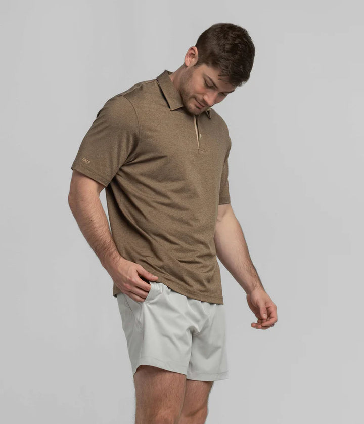 SSCO Men’s Grayson Heather Polo - Java