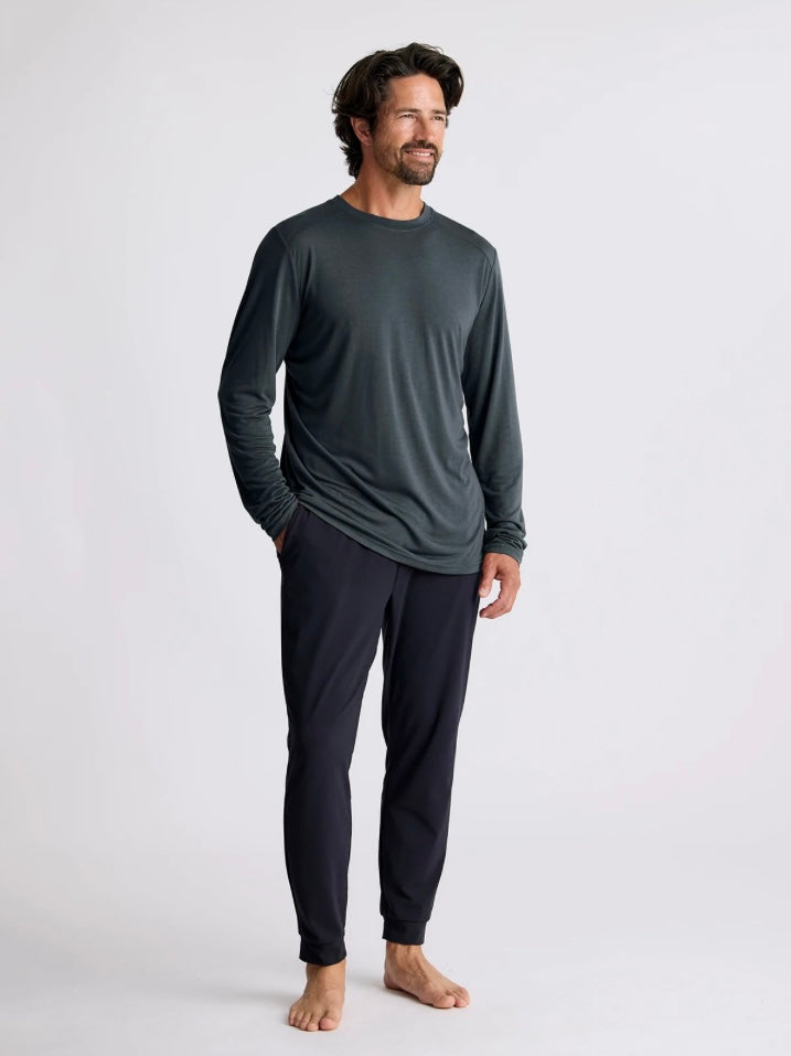 Free Fly Men’s Bamboo Lightweight Long Sleeve - Midnight