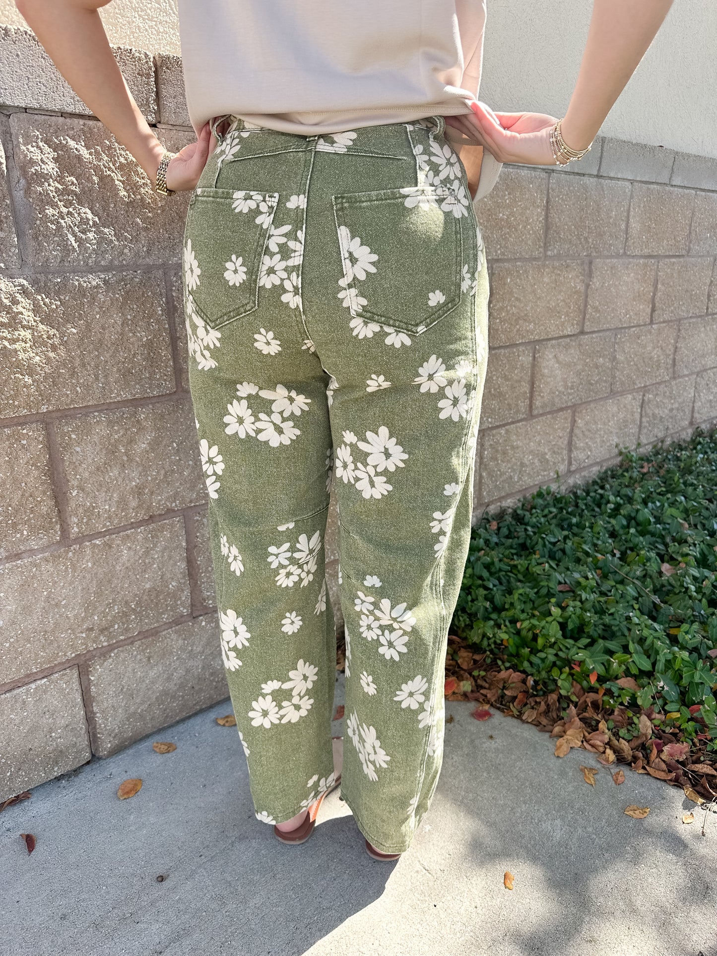 Elena Printed Jeans