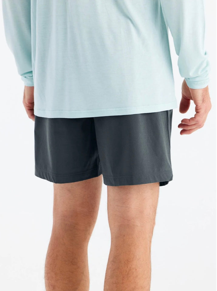 Free Fly Men’s Breeze Short 6” - Storm Cloud