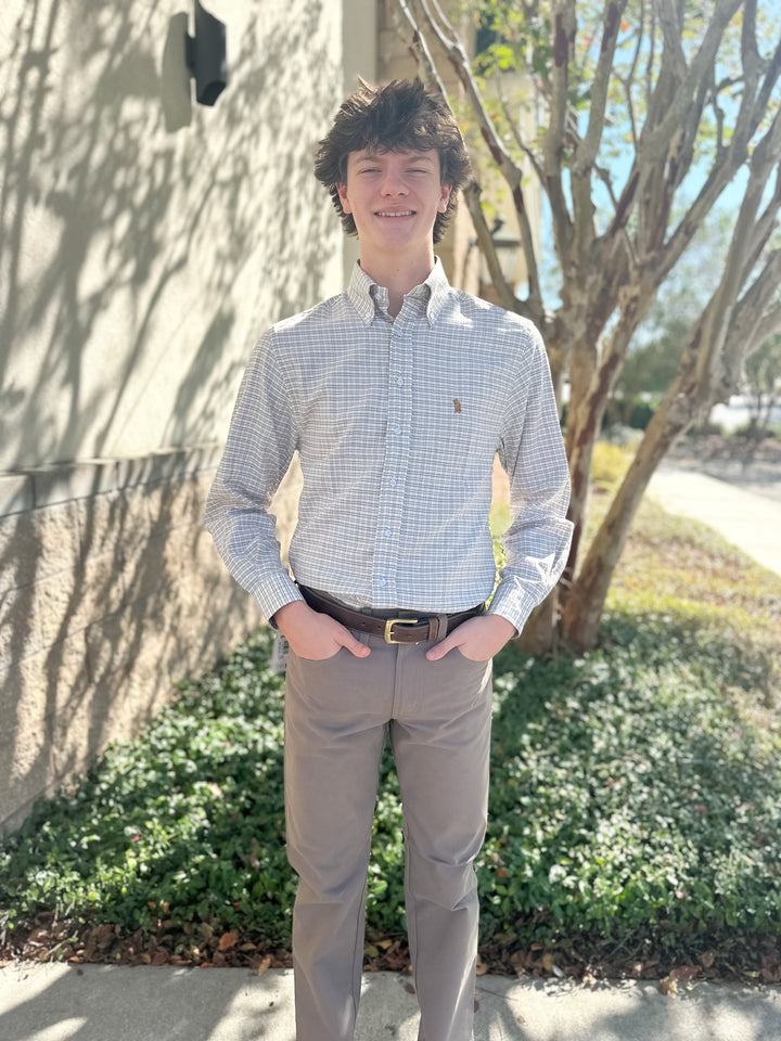 S. Casanova F25 Matthew Button Down - Seaside