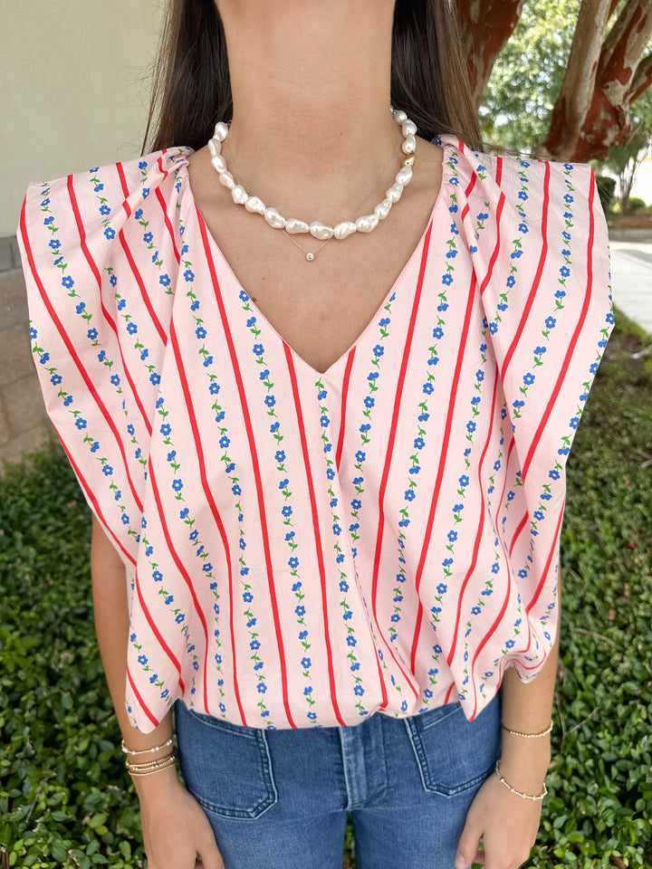 Francis Bubble Top - Floral Ditzy