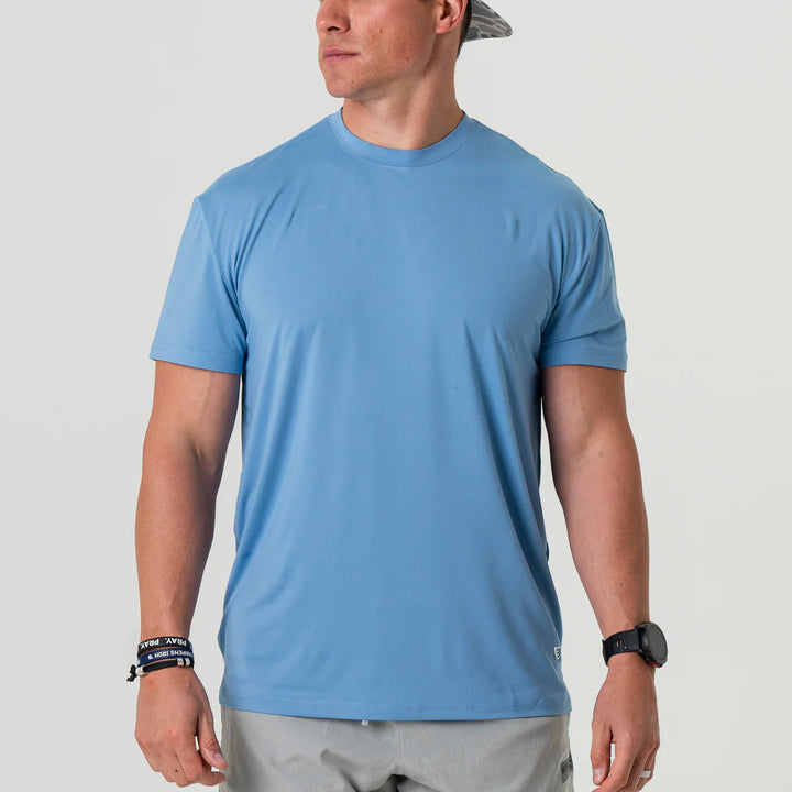 Burlebo Men’s Go To Tee - Steel Blue
