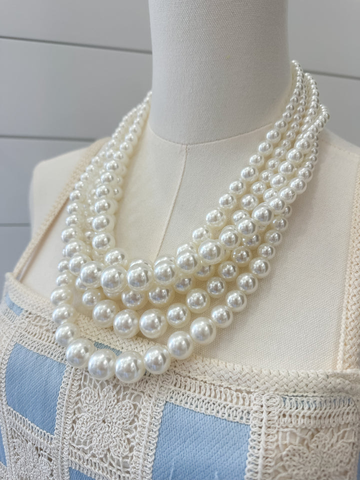 Layered Pearl Necklace