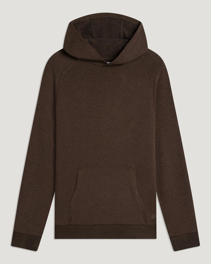 Free Fly Men’s Bamboo Lightweight Fleece Hoodie - Heather Dark Brown