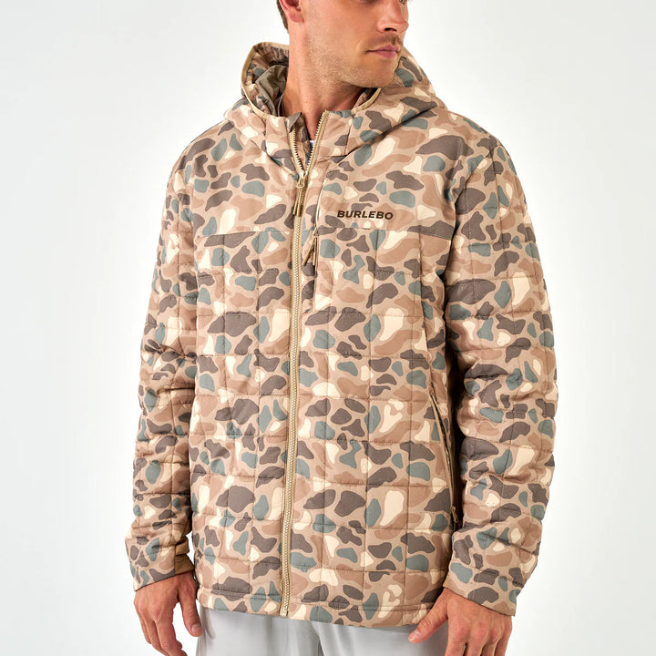 Burlebo Men’s Puffer Jacket - Pintail Camo