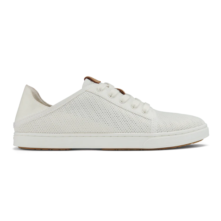 OluKai Women’s Pehuea Li Lightweight Sneakers- White|White