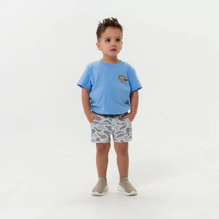 Burlebo Youth Athletic Short - White Camo