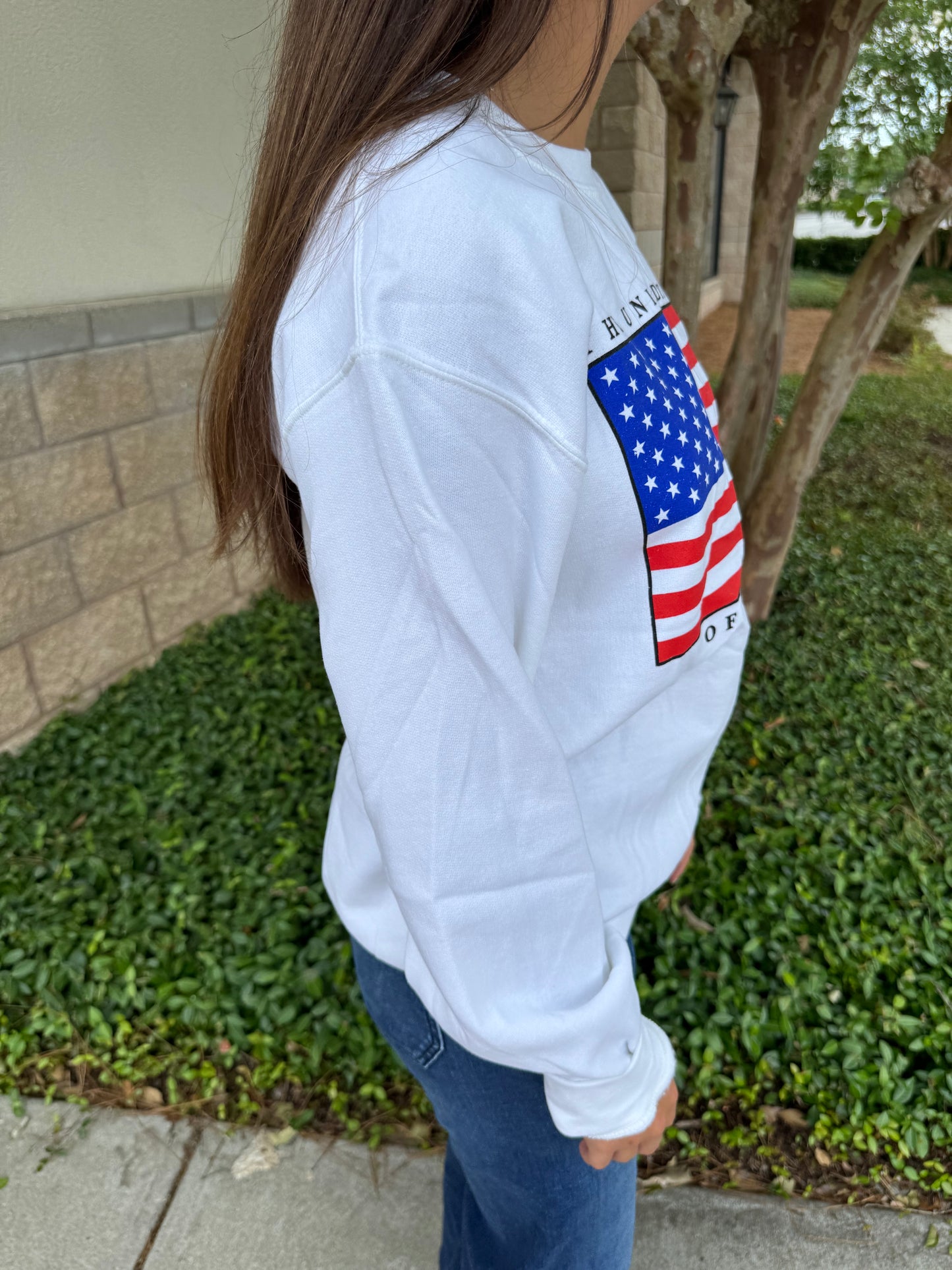 Charlie Southern American Flag Crewneck