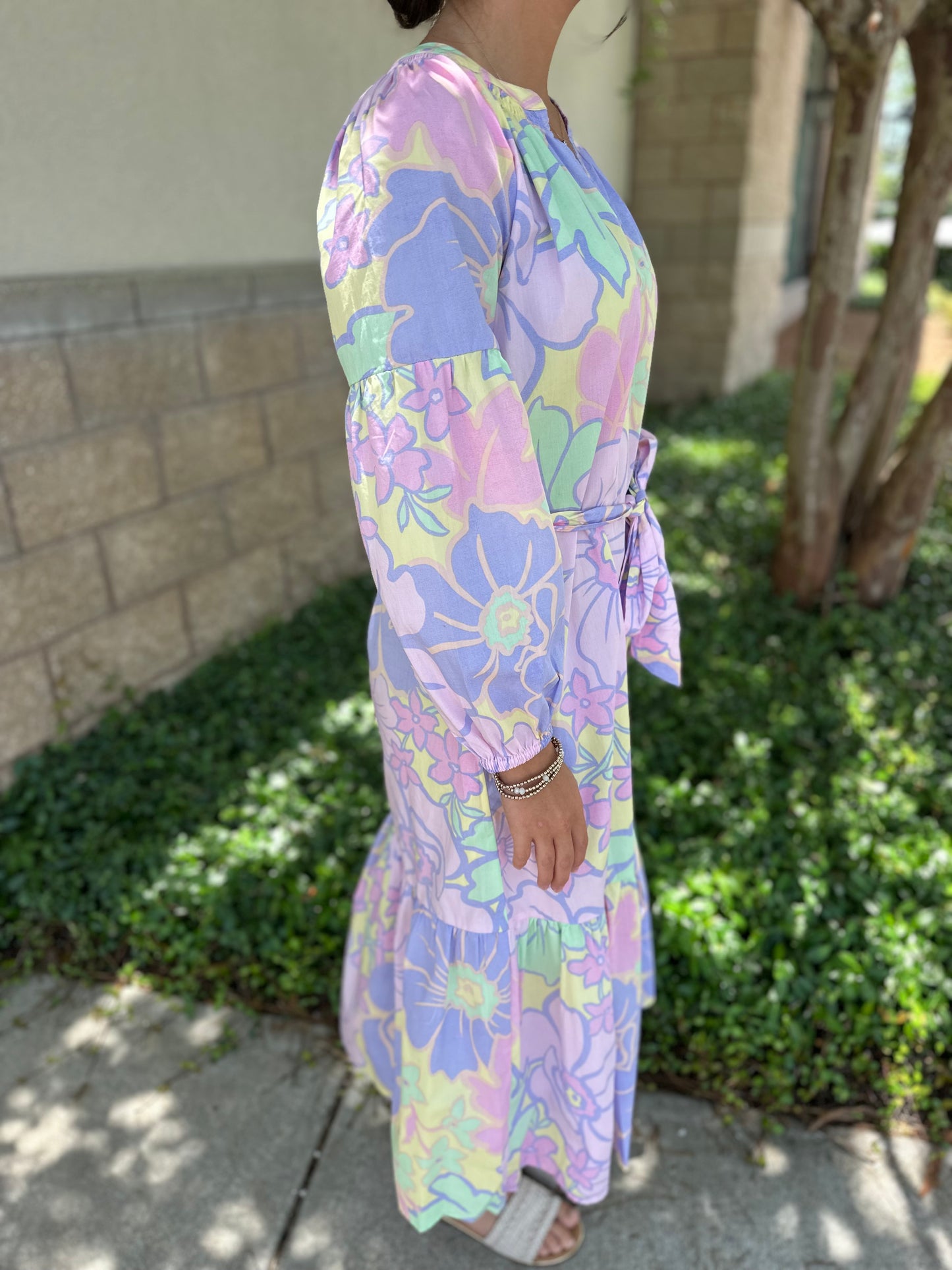 Darla Pastel Midi Dress