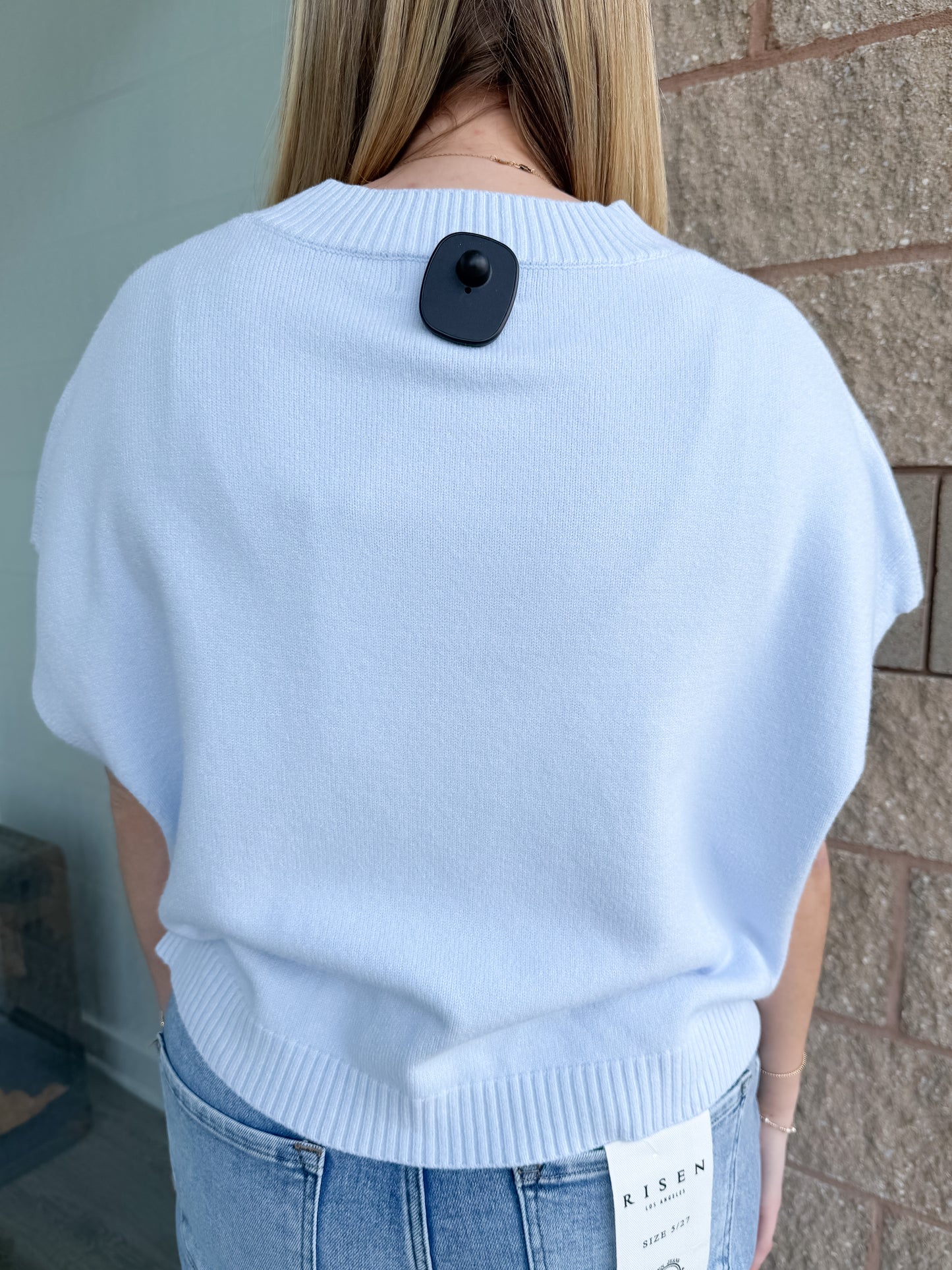 Miranda Sweater Top - Blue