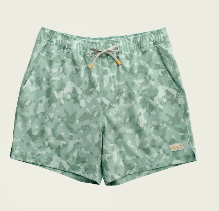 Marsh Wear Men’s Fulton 6” Volley Short - Trellis Foxhole Camo
