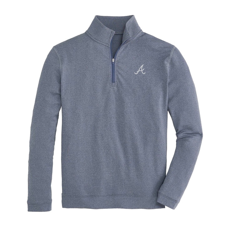 Onward Reserve Atlanta Braves Flow 1/4 Zip Pullover - Dark Denim