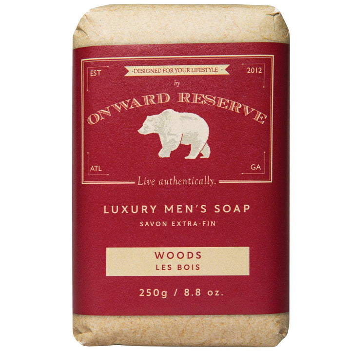 Onward Reserve Luxury Bar Soap - Woods