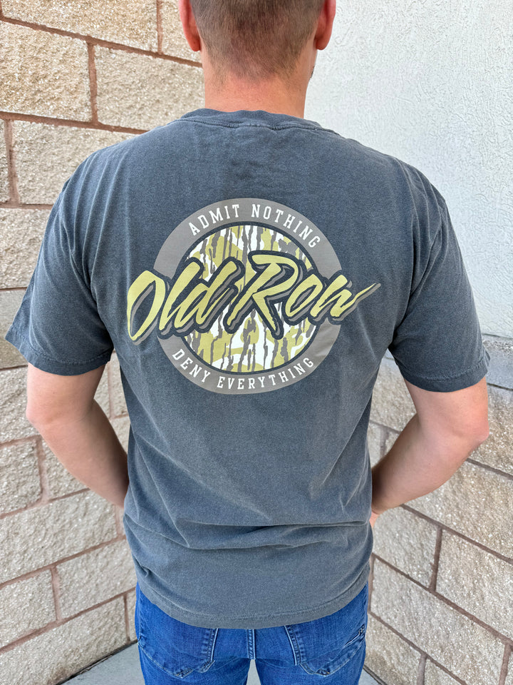 Old Row Outdoor 80s Camo Circle Pocket S/S T-Shirt - Pepper