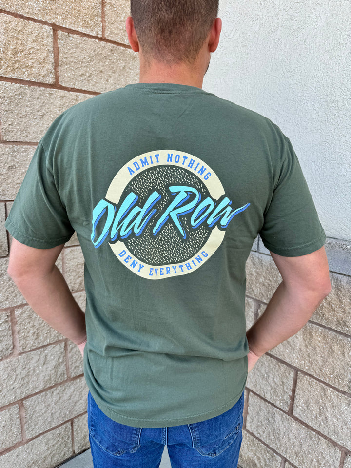 Old Row Circle Logo Pocket S/S T-Shirt - Sage