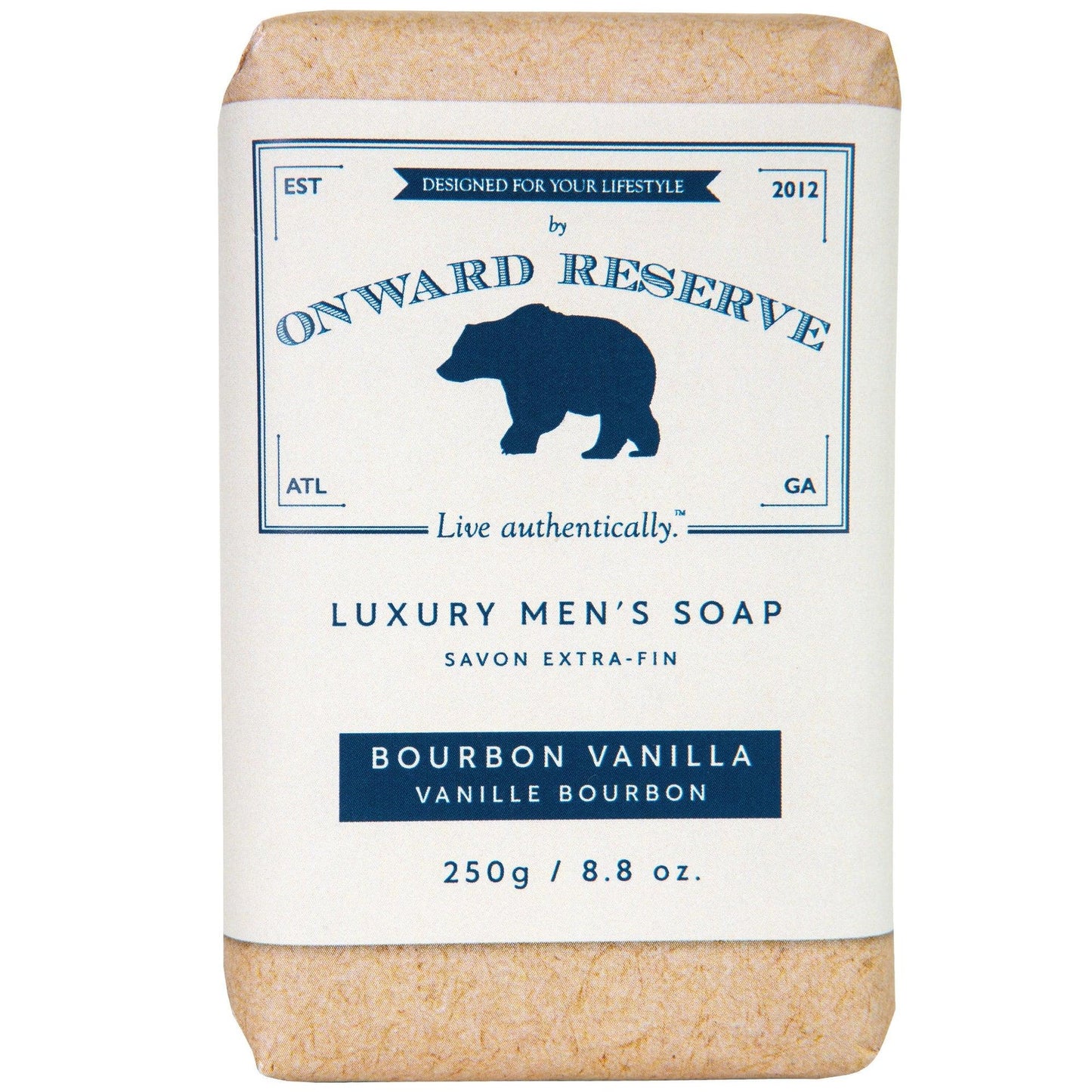 Onward Reserve Luxury Bar Soap - Bourbon Vanilla
