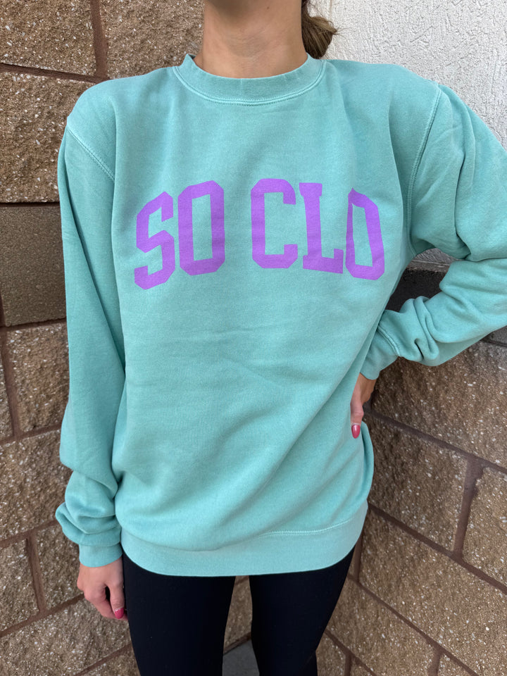 SoClo Logo Sweatshirt - Seafoam