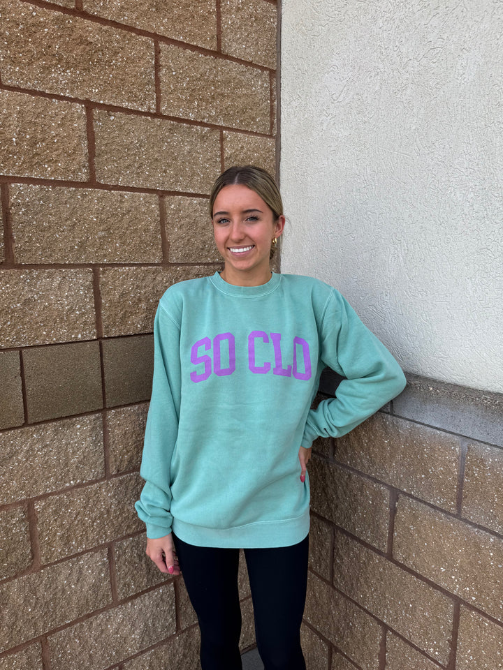 SoClo Logo Sweatshirt - Seafoam