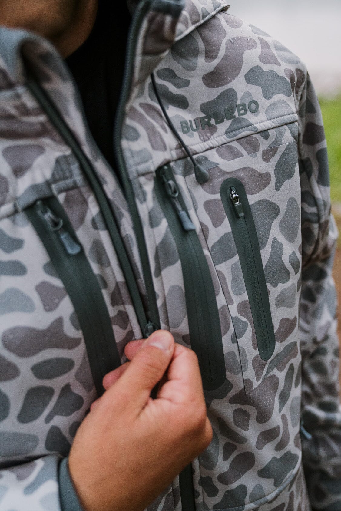 Burlebo Men’s Challenger Jacket - Classic Deer Camo