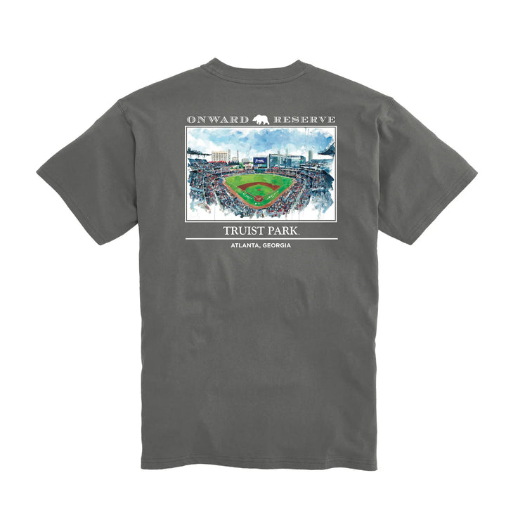 Onward Reserve Atlanta Braves Truist Park S/S T-Shirt - Grey