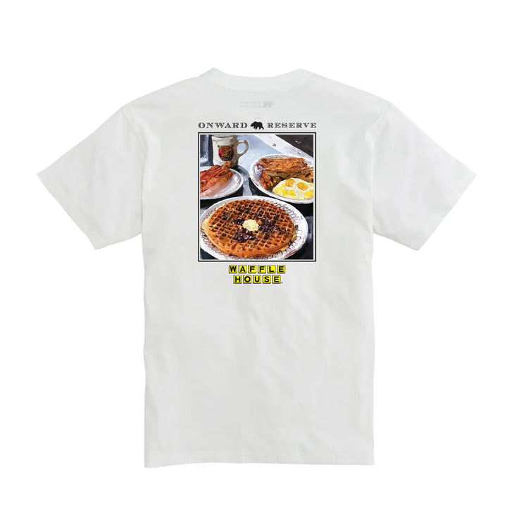 Onward Reserve Waffle House All-Star Special S/S T-Shirt - White