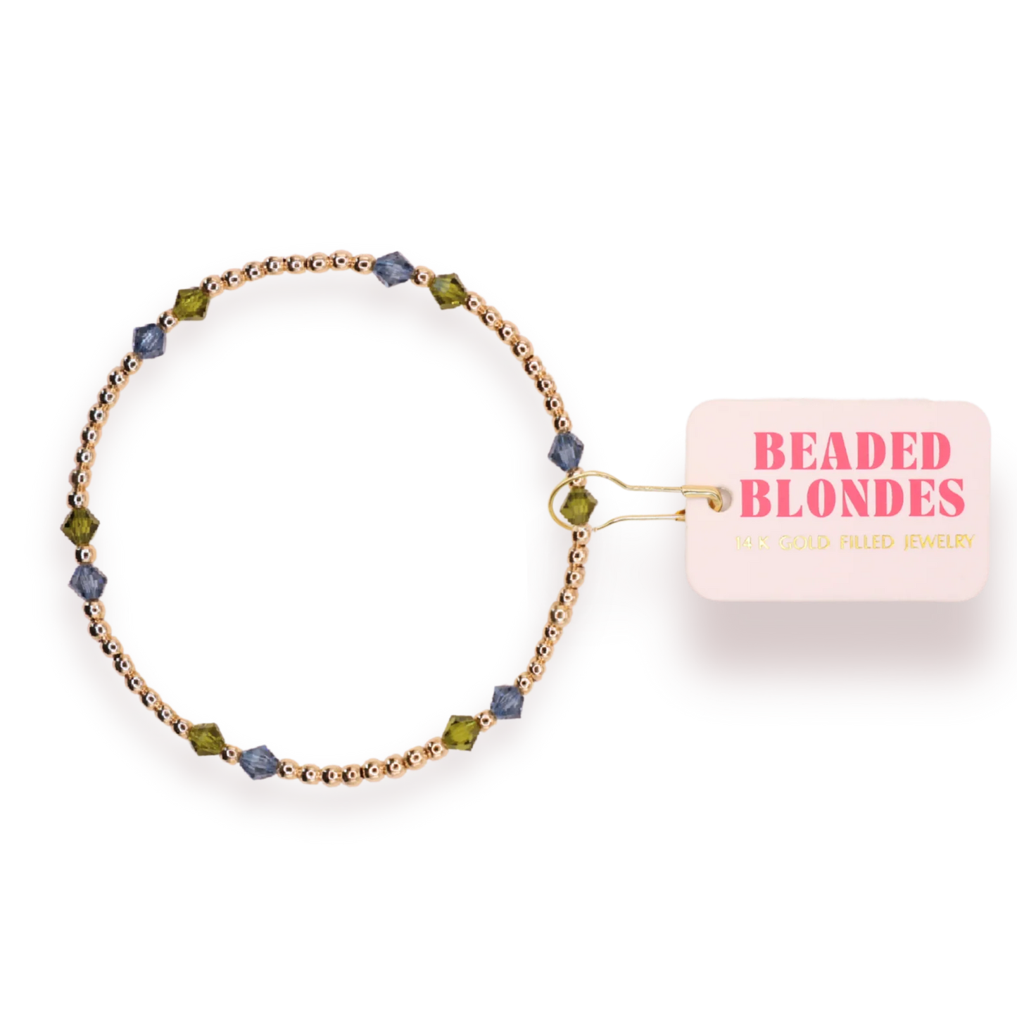 BB Charlotte Bracelet- Denim and Olive