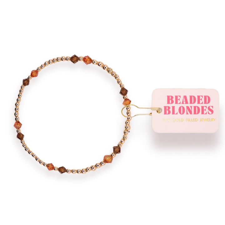 BB Charlotte Bracelet- Mocha and Terracotta