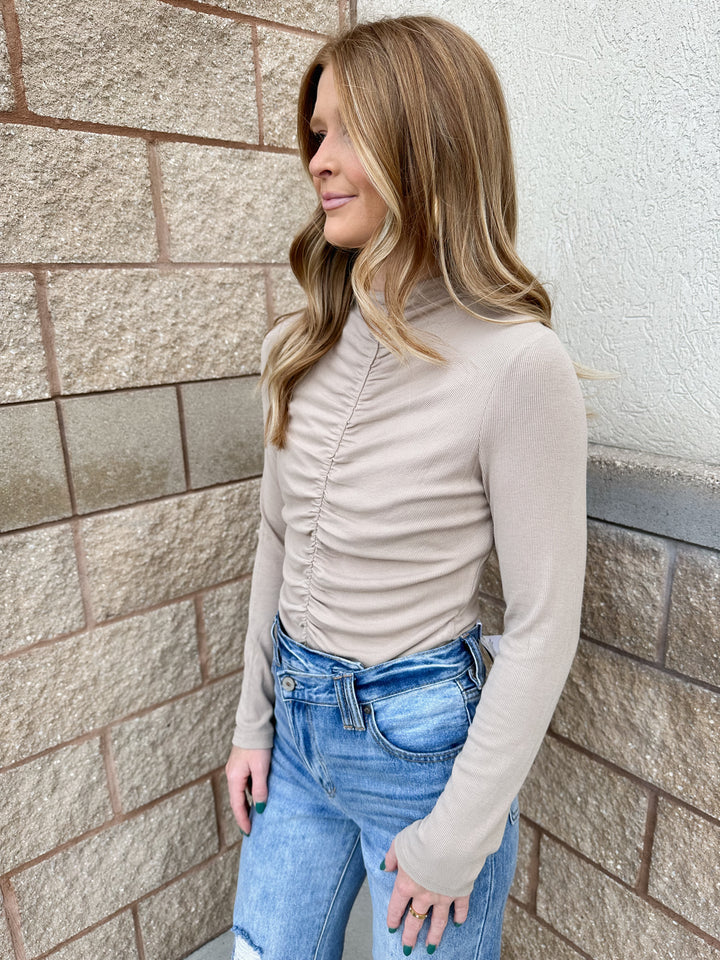 The Lindsey Top: Oatmeal