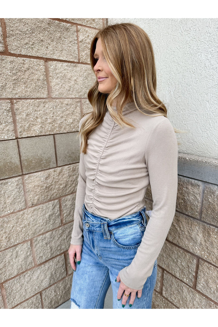 The Lindsey Top: Oatmeal