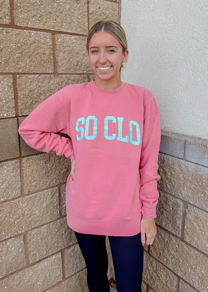SoClo Logo Sweatshirt - Pink