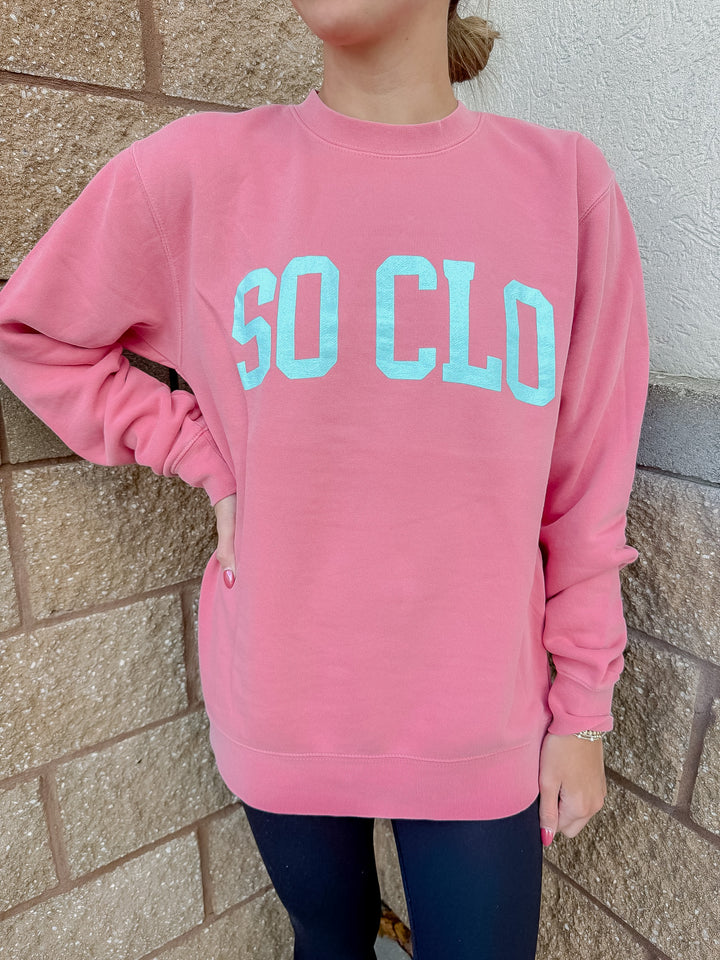 SoClo Logo Sweatshirt - Pink
