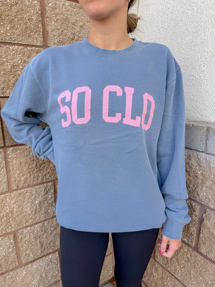 SoClo Logo Sweatshirt - Blue