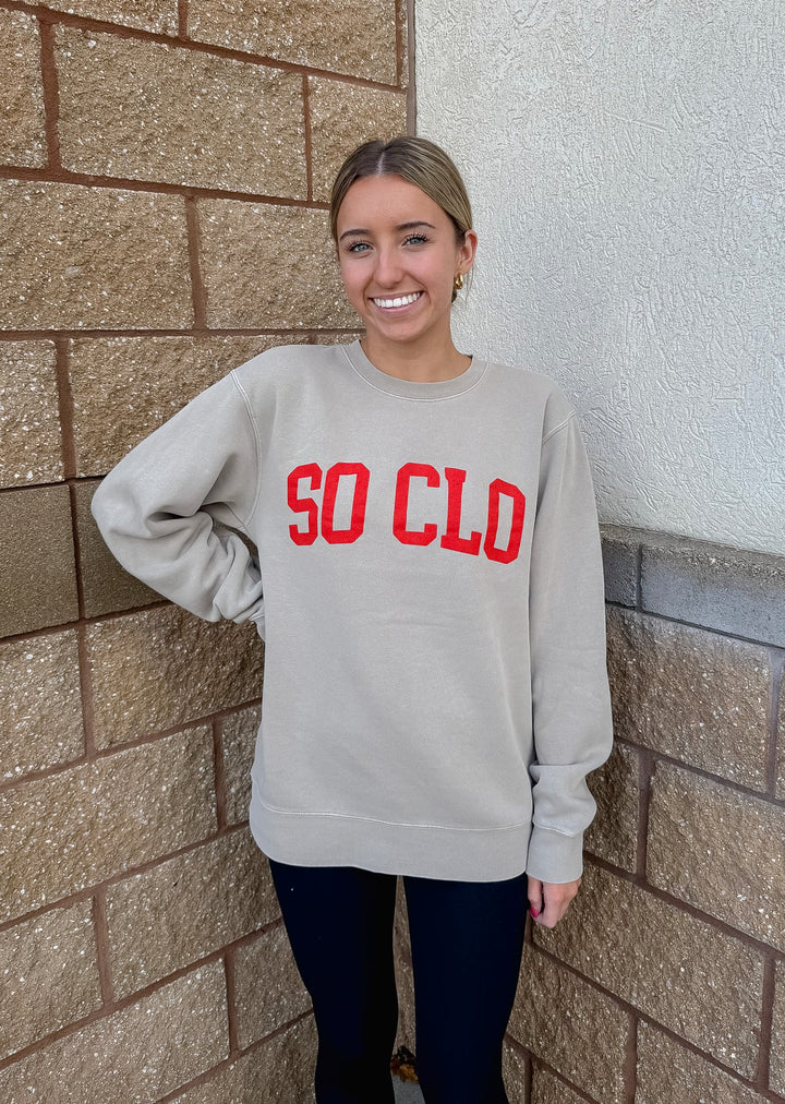 SoClo Logo Sweatshirt - Khaki