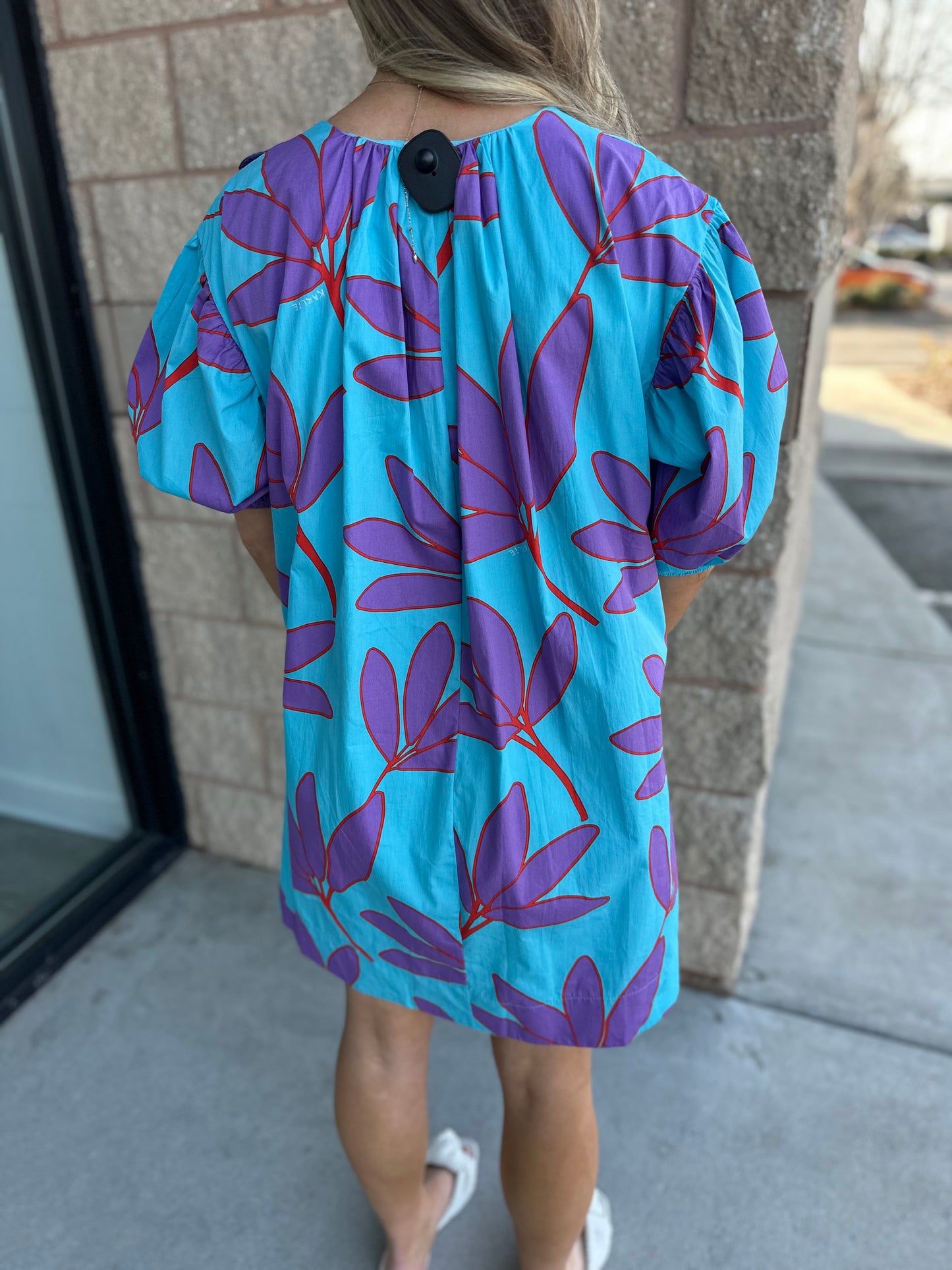 Marty Scalloped V-Neck Dress
