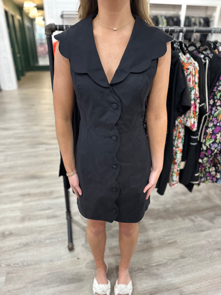 Louise Scalloped Dress