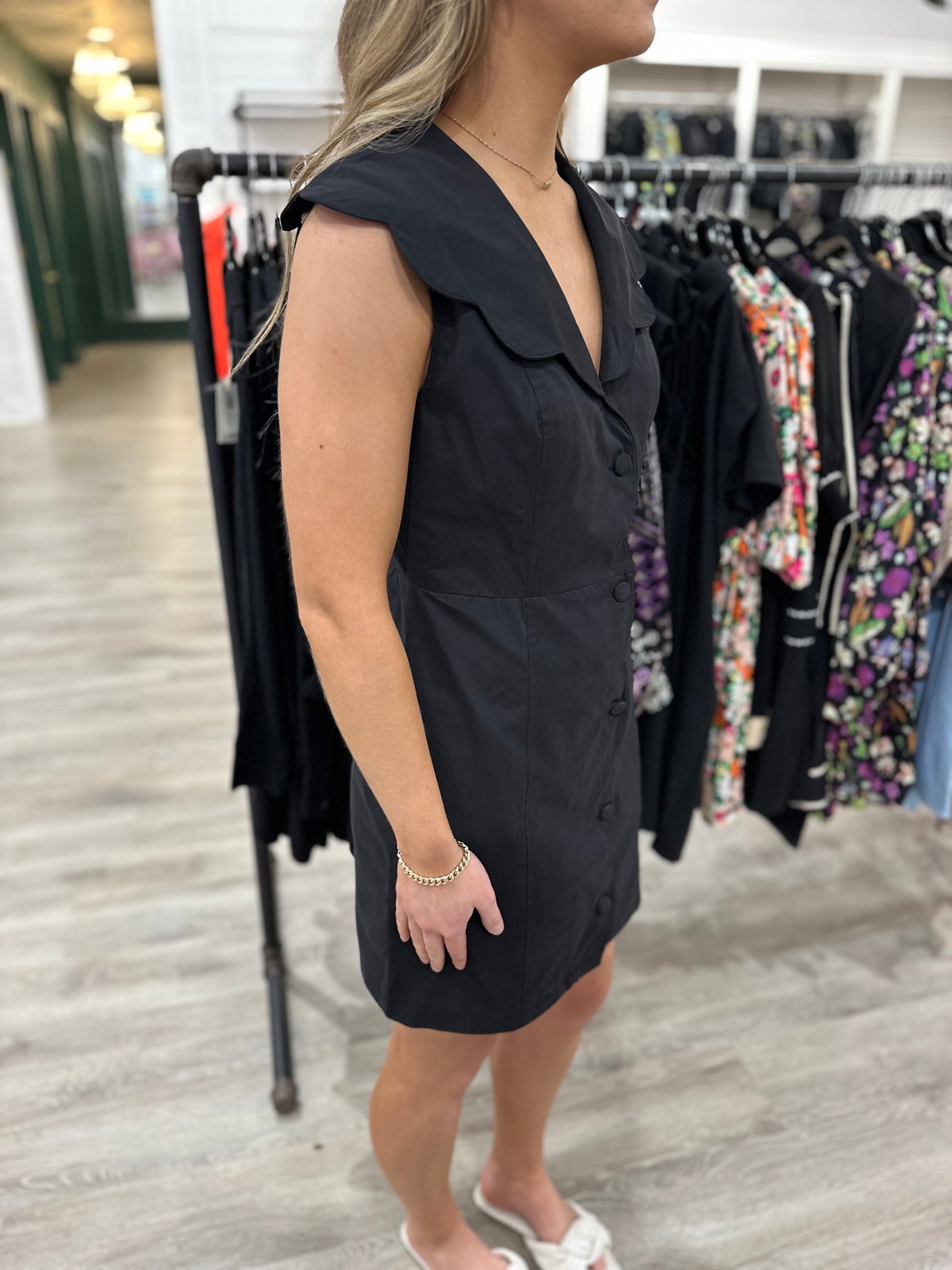 Louise Scalloped Dress