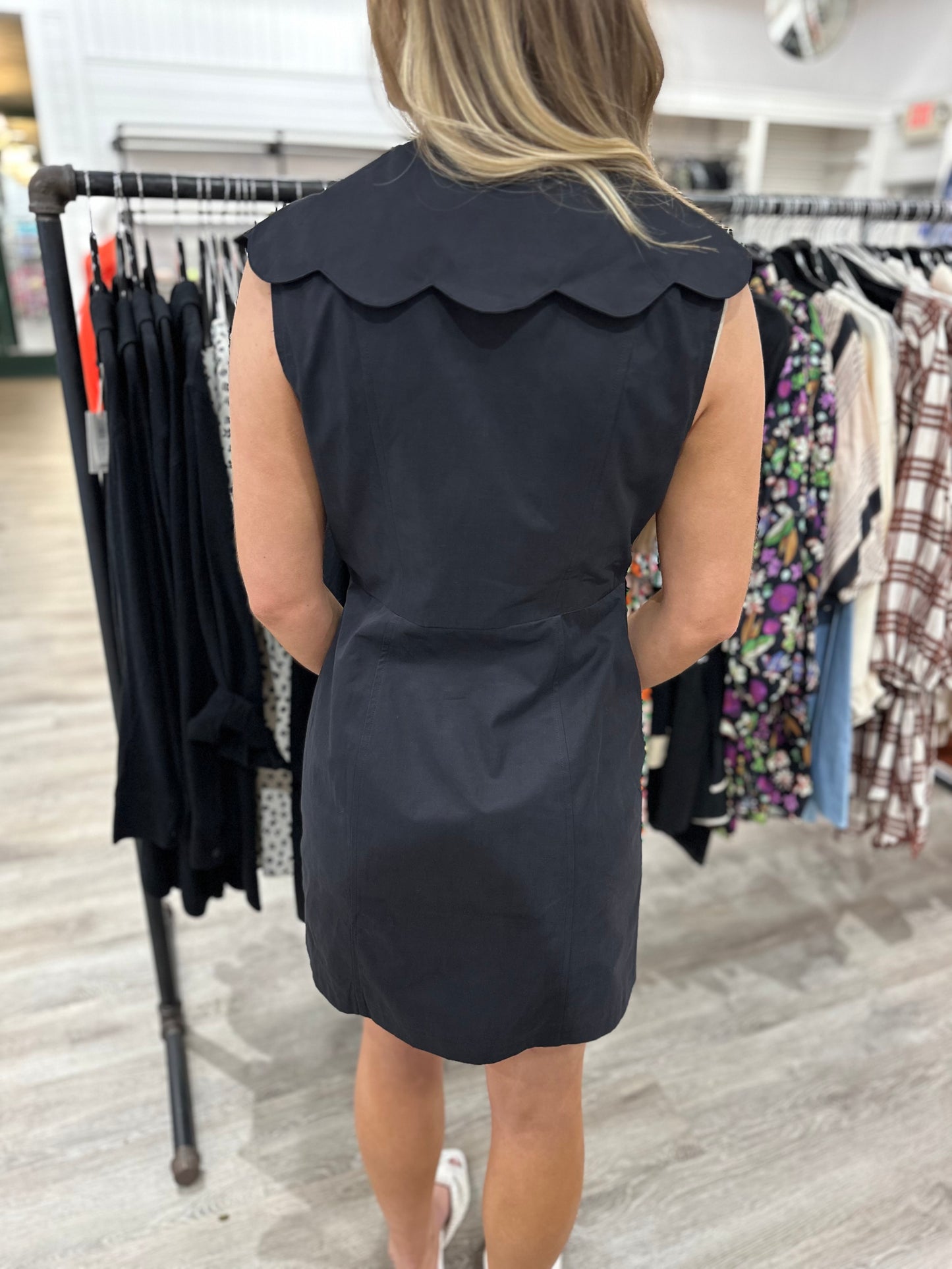 Louise Scalloped Dress