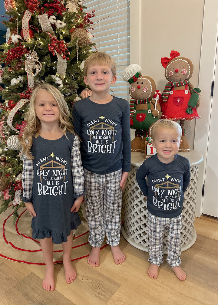 Kids Silent Night Jammie Gown