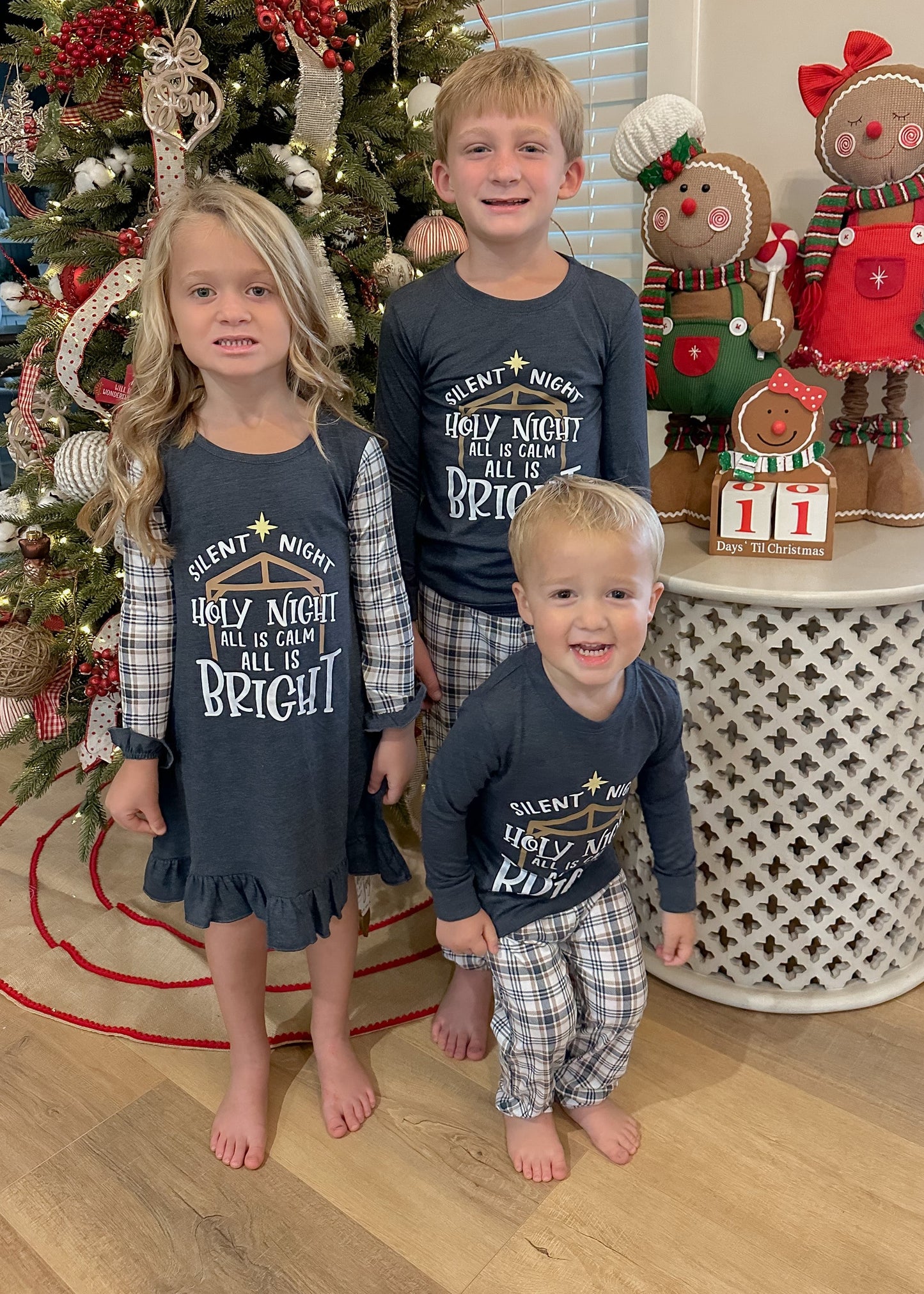 Kids Silent Night PJ Set