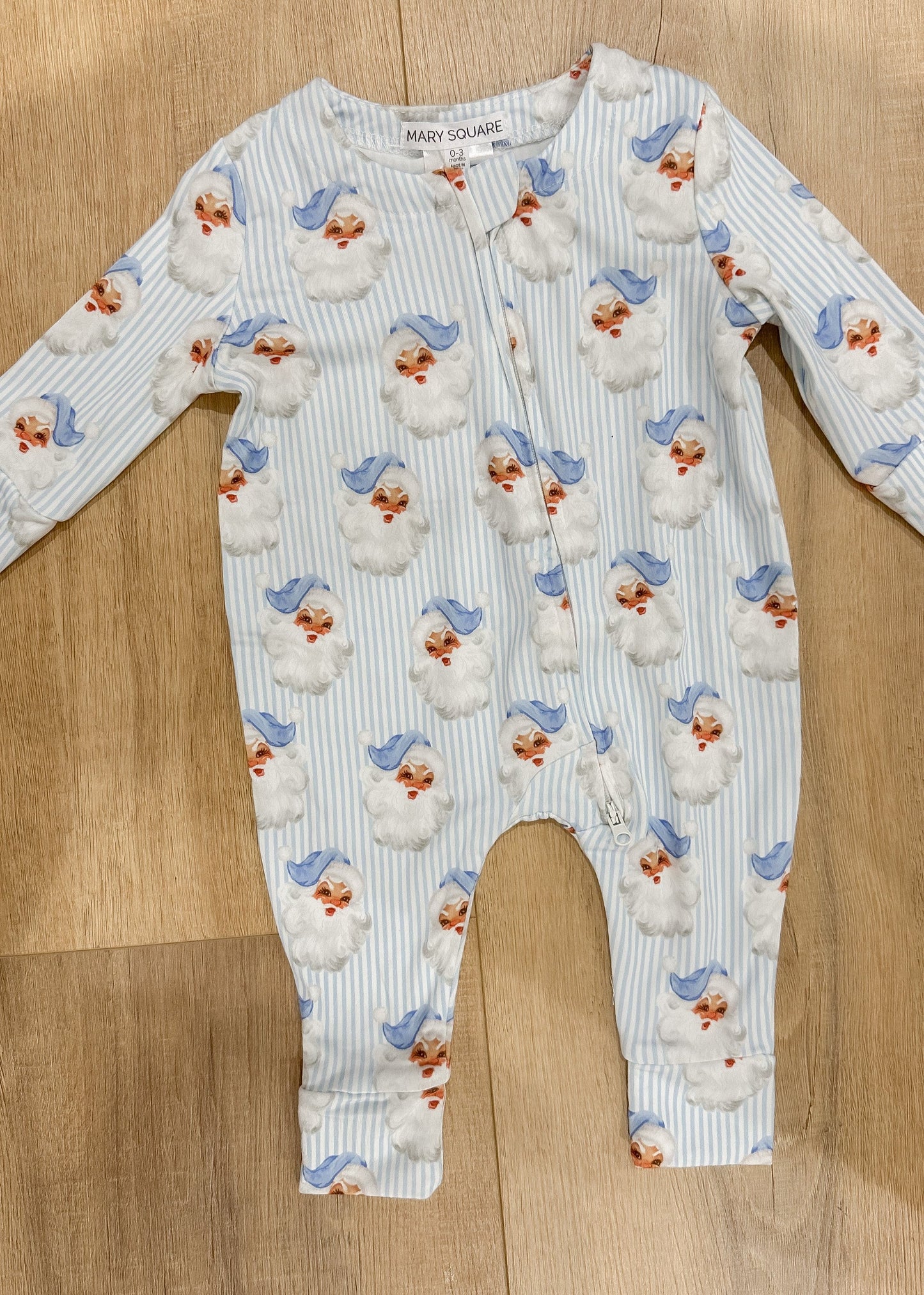 Santa Baby Zipper Pajamas