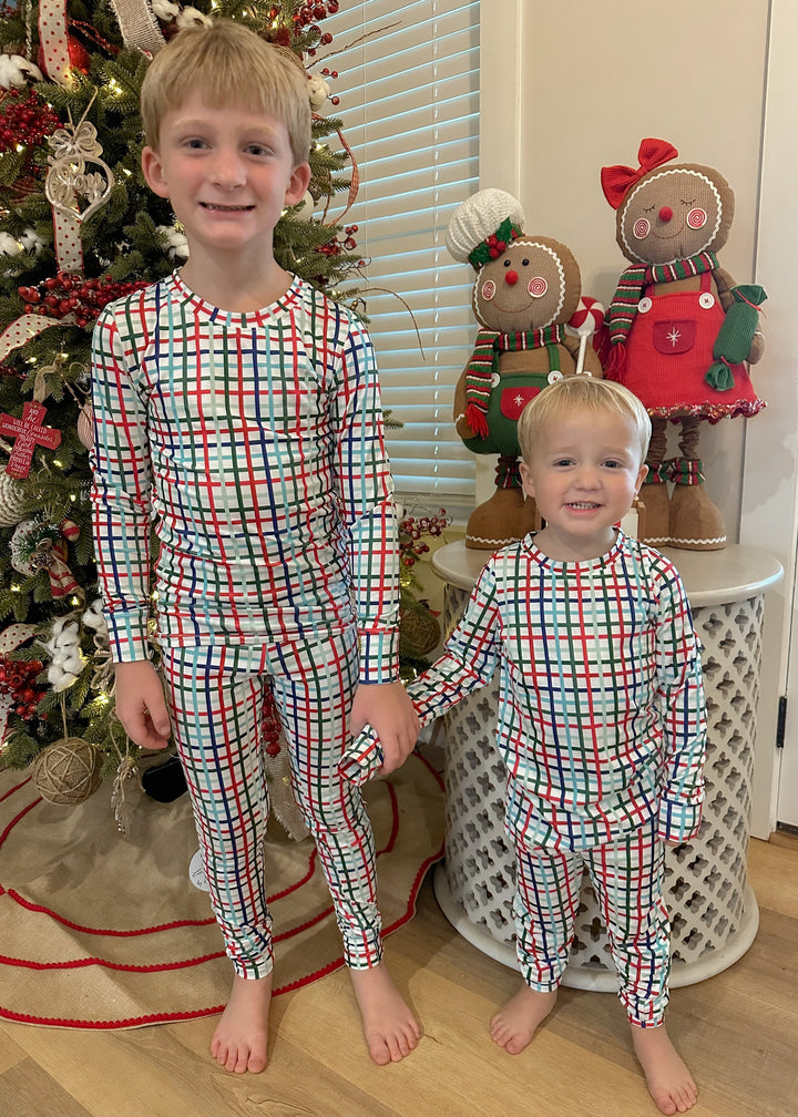 Family Plaid PJ Set Youth