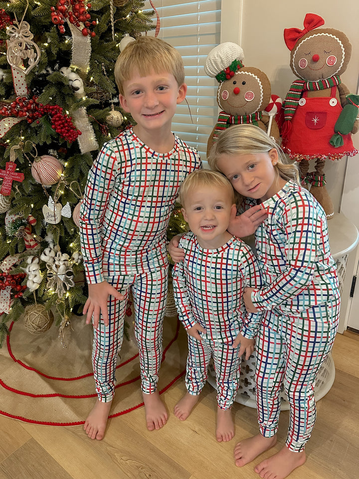 Family Plaid PJ Set Youth