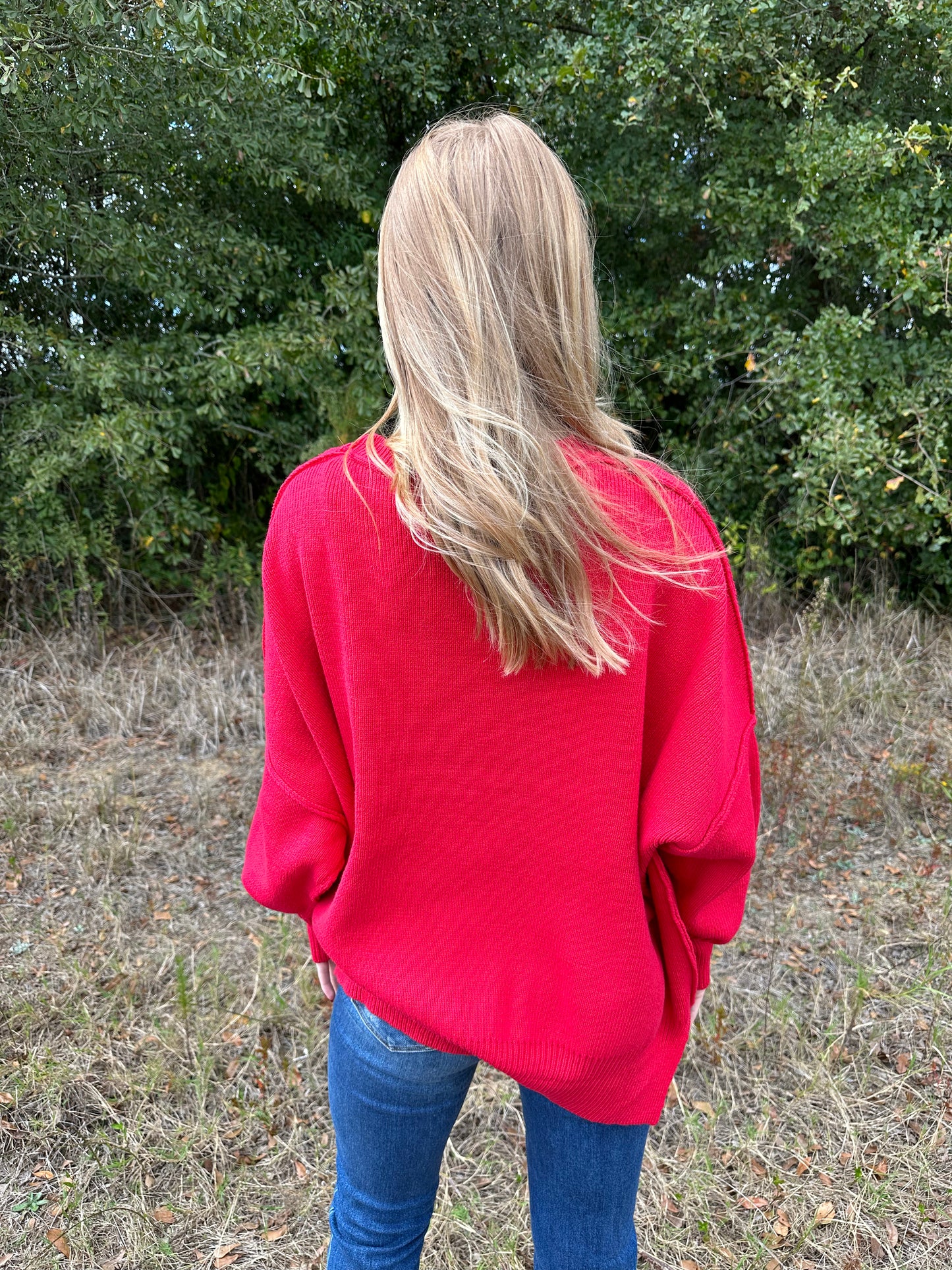 Christmas Joy Sweater: Red
